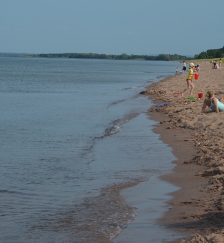 duluth's sandy beach